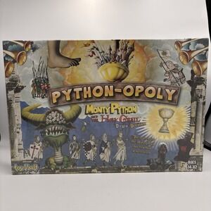 PYTHON-OPOLY Monty Python Holy Grail Monopoly Board Game 2013 NEW SEALED